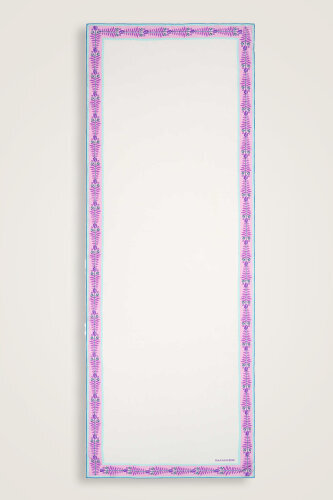 Lalenoor Pembe Krep İpek Şal 70x200 