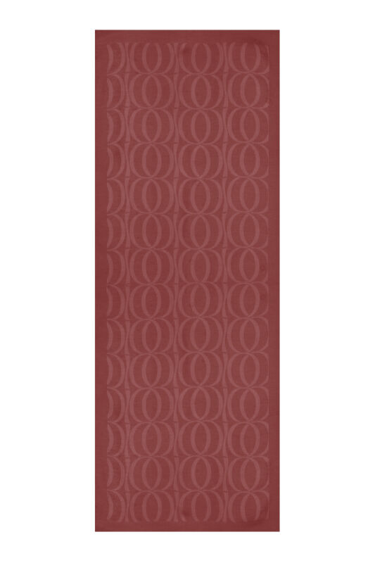 Large Bambunoor Burgundy Spacious Tencel Shawl - 2