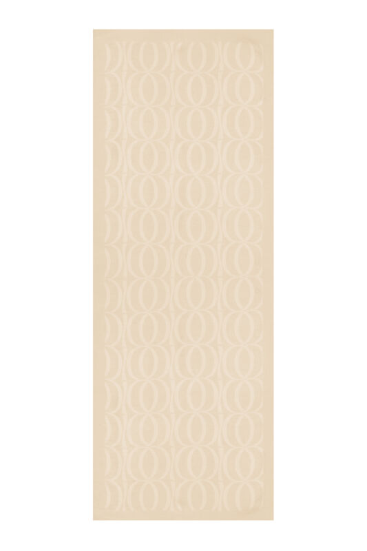 Large Bambunoor Ecru Spacious Tencel Shawl - 2