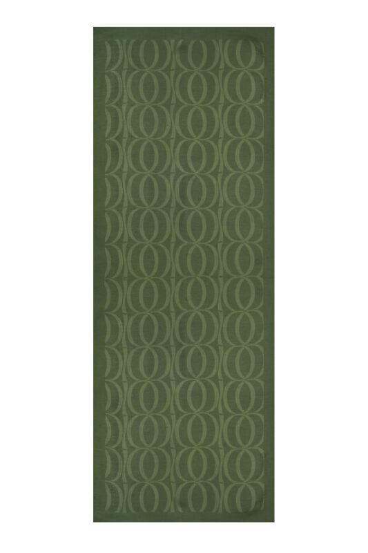 Large Bambunoor Emerald Green Spacious Tencel Shawl - 2