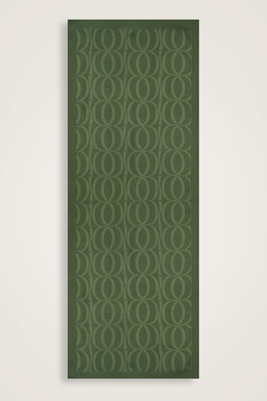 Large Bambunoor Emerald Green Spacious Tencel Shawl - 2
