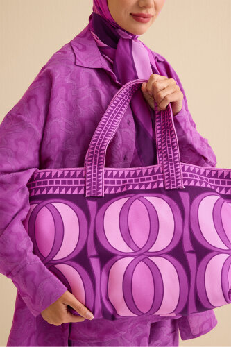 Large Bambunoor Fuchsia Summer Bag - Imannoor (4)