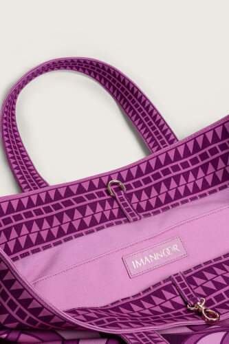 Large Bambunoor Fuchsia Summer Bag - 8