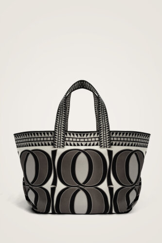 Large Bambunoor Gray Summer Bag - 2