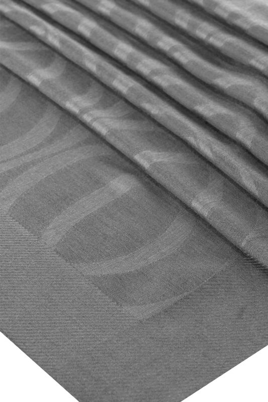 Large Bambunoor Grey Spacious Tencel Shawl - 4