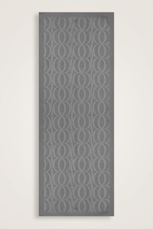 Large Bambunoor Grey Spacious Tencel Shawl - 2