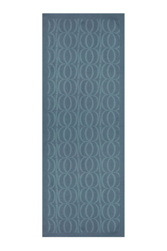 Large Bambunoor Indigo Spacious Tencel Shawl - 2