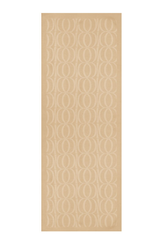 Large Bambunoor Light Beige Spacious Tencel Shawl - 2