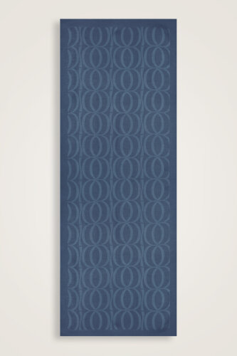 Large Bambunoor Navy Blue Spacious Tencel Shawl - 2