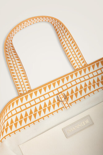 Large Bambunoor Yellow Summer Bag - 4