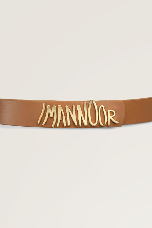 Leather Tan Belt - 4