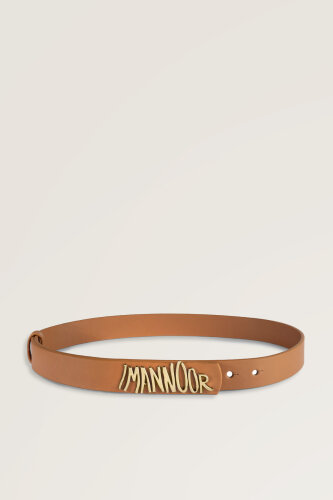 Leather Tan Belt - Imannoor (1)