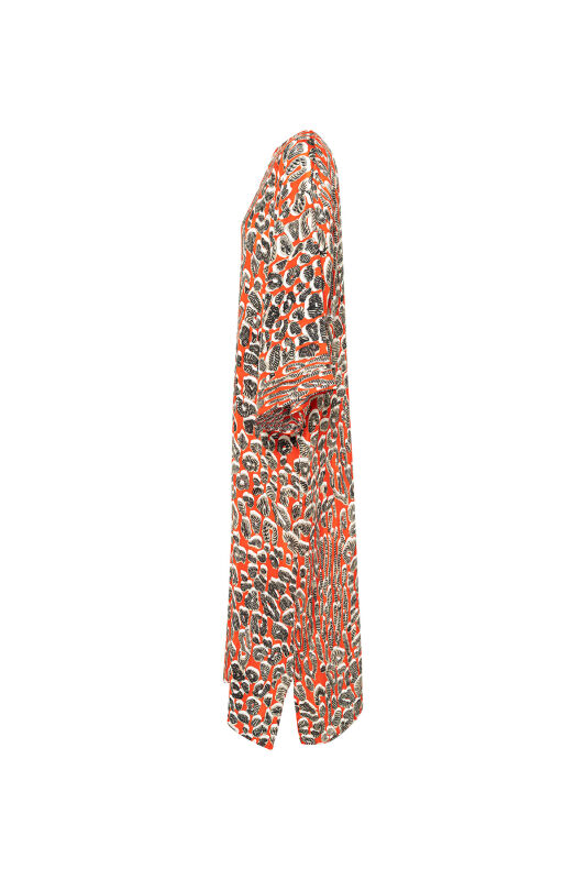 Leopard of the East Dress Orange - 3