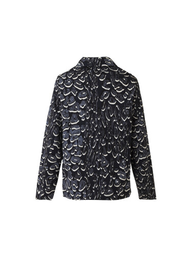 Leopard of the East Navy Blue Cotton Jacket - 2