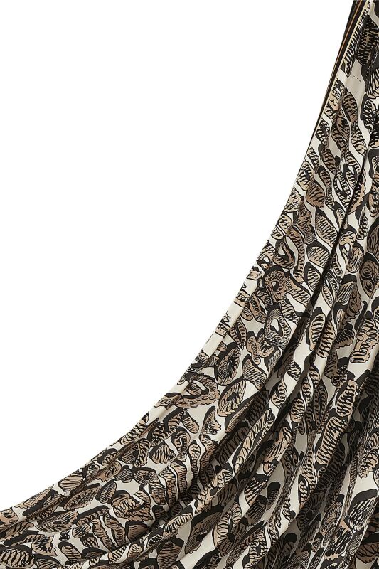 Leopard of the East Silk Scarf Beige - 3
