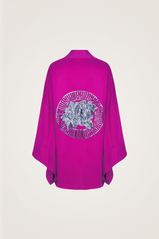 Leyla Mürdüm Kısa Kimono - 3