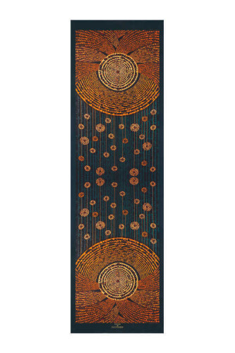 Life Silk Shawl C.Blue 