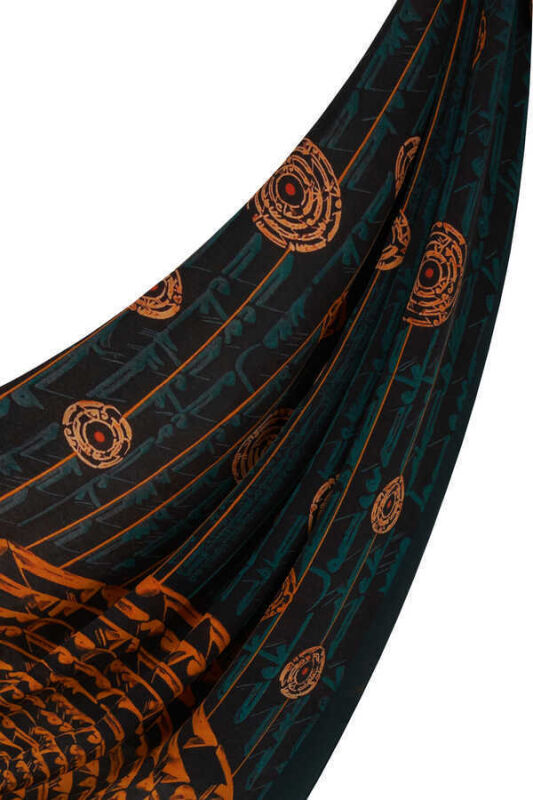Life Silk Shawl C.Blue - 5