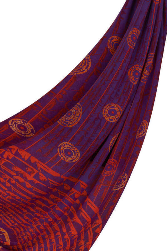 Life Silk Shawl Fuchsia - 5