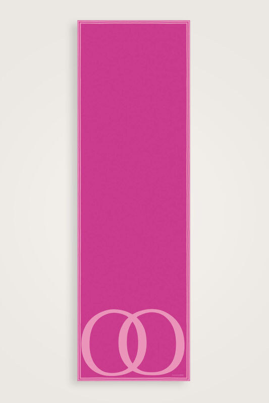 Logo Noor Silk Shawl Fuchsia - 1