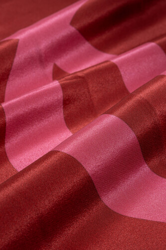 Logo Noor Silk Shawl Red - 2