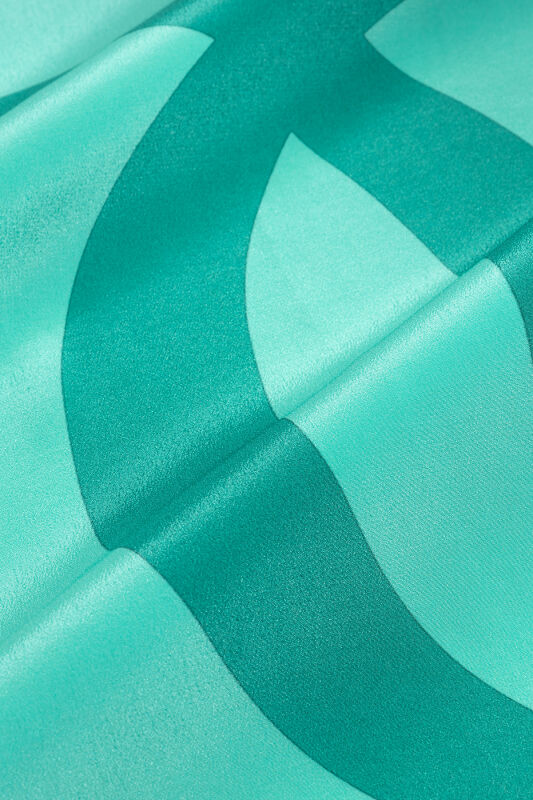 Logo Noor Silk Shawl Turquoise - 2