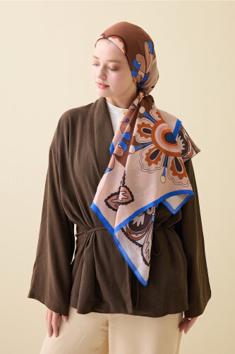 Lotus Caramel Floss Viscose Shawl - 6