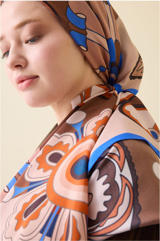 Lotus Caramel Floss Viscose Shawl - 3