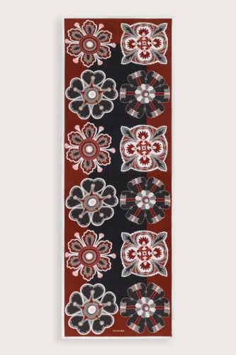 Lotus Cinnamon Floss Viscose Shawl - 2