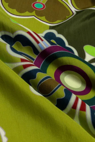 Lotus Green Floss Viscose Shawl - 4