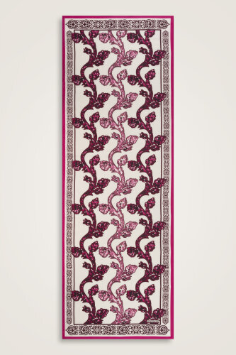 Love Ivy Pink Cotton Silk Shawl - Imannoor (1)