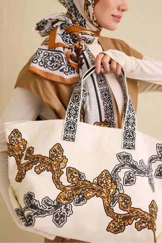 Love Ivy Silver-Gold Summer Bag - 4