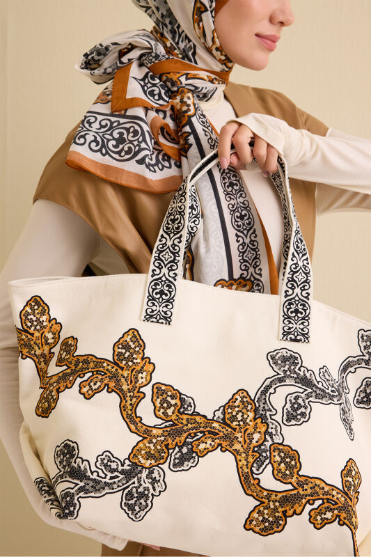 Love Ivy Silver-Gold Summer Bag - 4