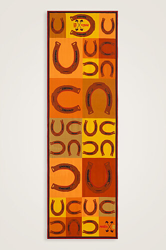 Luna Beige-Tan Crepe Silk Scarf 