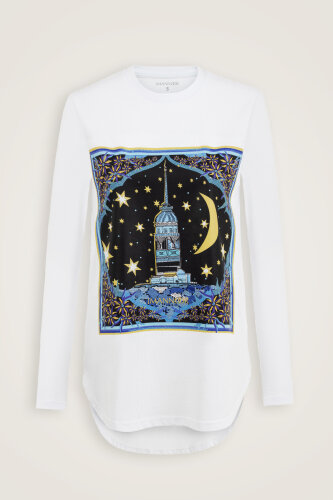 Maiden's Tower White Long Sleeve T-Shirt - Imannoor (1)