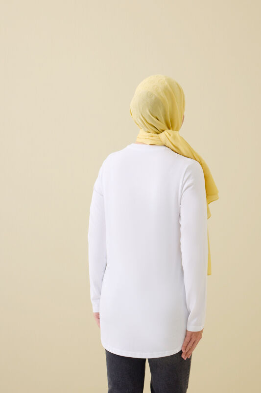 Maiden's Tower White Long Sleeve T-Shirt - 7