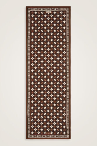 Marka İ Kahverengi Pamuk Floş Şal 70x210 - Imannoor (1)