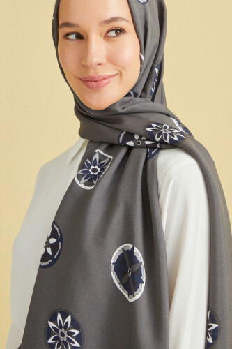 Marquee Flosh Viscose Shawl Grey 