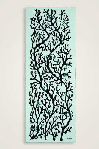 Mercan Nane Krep İpek Şal 70x200 - Imannoor (2)