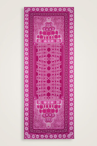 Mihrab Mor Pamuk İpek Şal 80x210 - 2