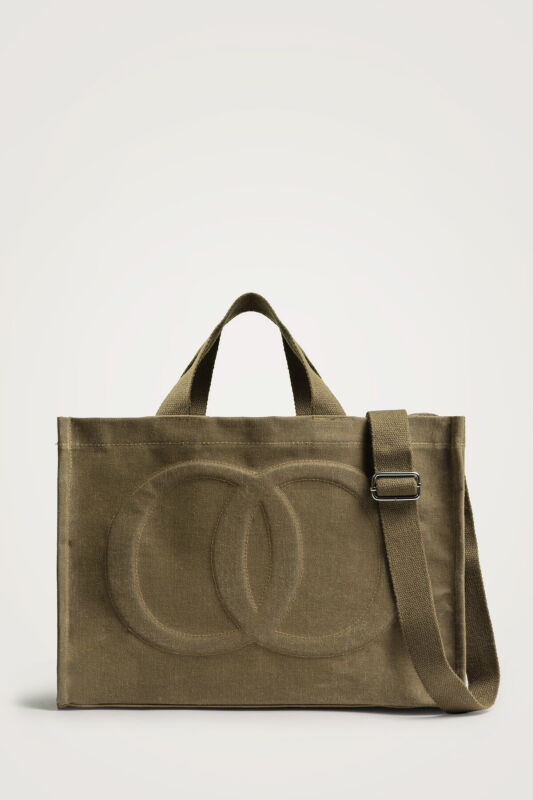 Minimal Noor Camel Kanvas Çanta - 4