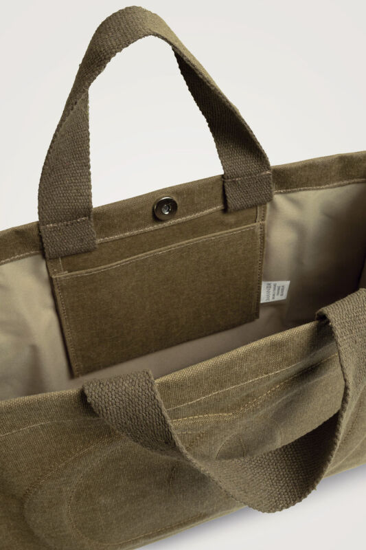 Minimal Noor Camel Kanvas Çanta - 9