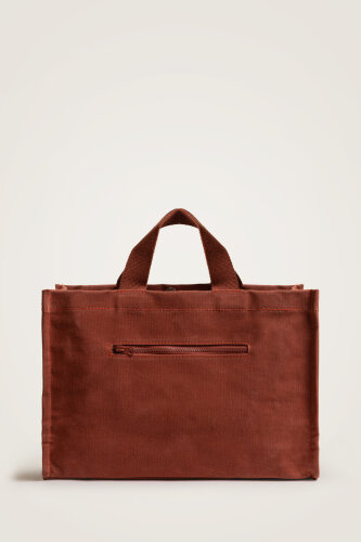 Minimal Noor Kiremit Kanvas Çanta - 7