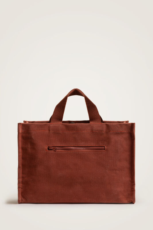 Minimal Noor Kiremit Kanvas Çanta - 7