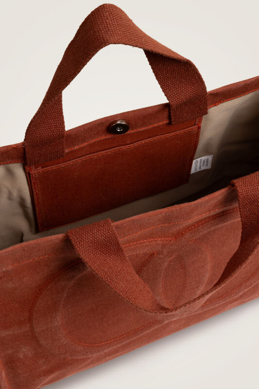 Minimal Noor Kiremit Kanvas Çanta - 8