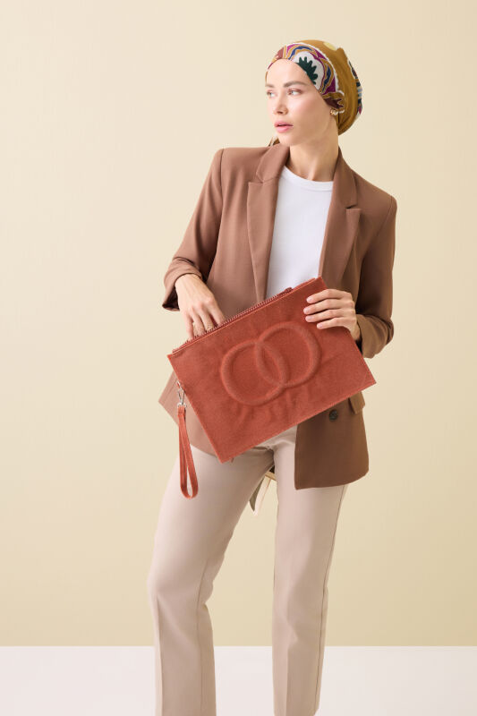 Minimal Noor Kiremit Portföy Çanta - 7