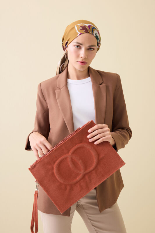 Minimal Noor Kiremit Portföy Çanta - 1