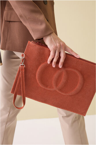 Minimal Noor Kiremit Portföy Çanta - 6