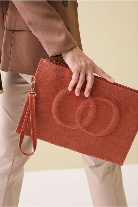 Minimal Noor Kiremit Portföy Çanta - 6