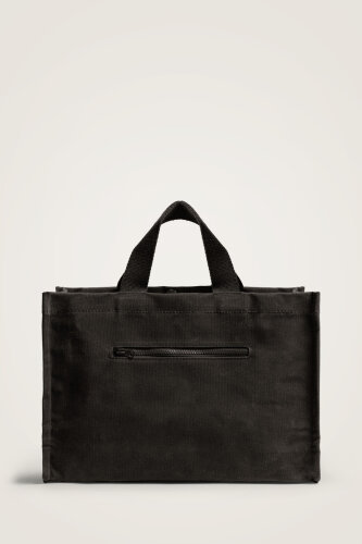 Minimal Noor Siyah Kanvas Çanta - Imannoor (4)